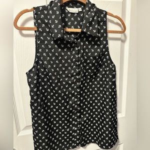 Kenar Sleeveless Top